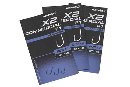 Matrix X2 Commercial F1 Hook - Spade Barbless