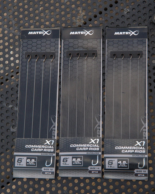 Matrix X1 Commercial Carp Rigs 15cm