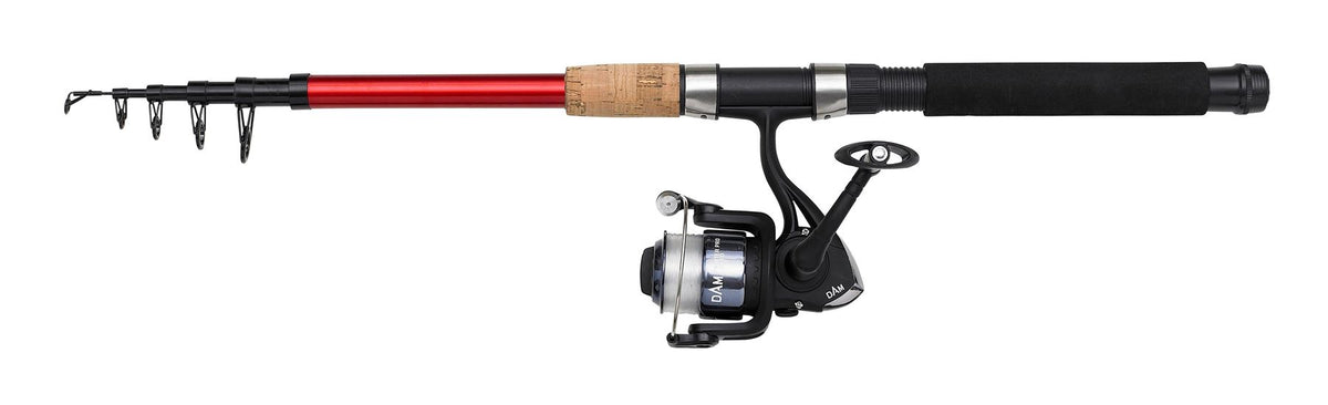 DAM Fighter Pro Telescopic Spinning Combo 210 10-30g 6Sec 20FD