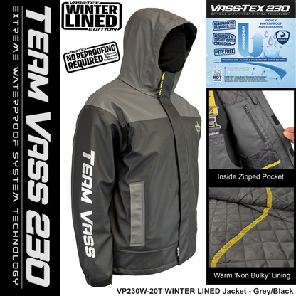 Team Vass 230 Winter Jacket Grey/Black