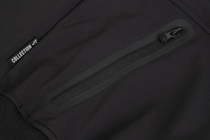 Fox Collection Black Orange Shell Hoody