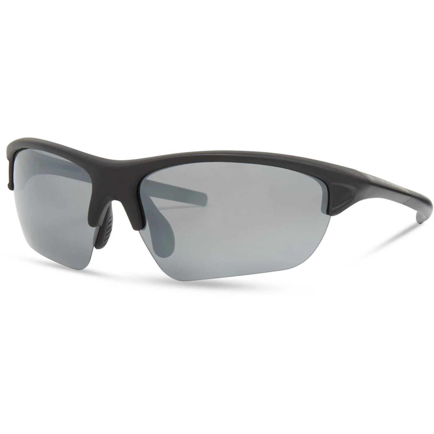 Madison Eyewear Mission Matt Black Sunglasses 3 Polarised Lens - Silver Bronze Yellow