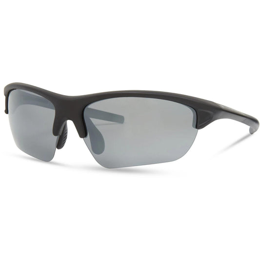 Madison Eyewear Mission Matt Black Sunglasses 3 Polarised Lens - Silver Bronze Yellow