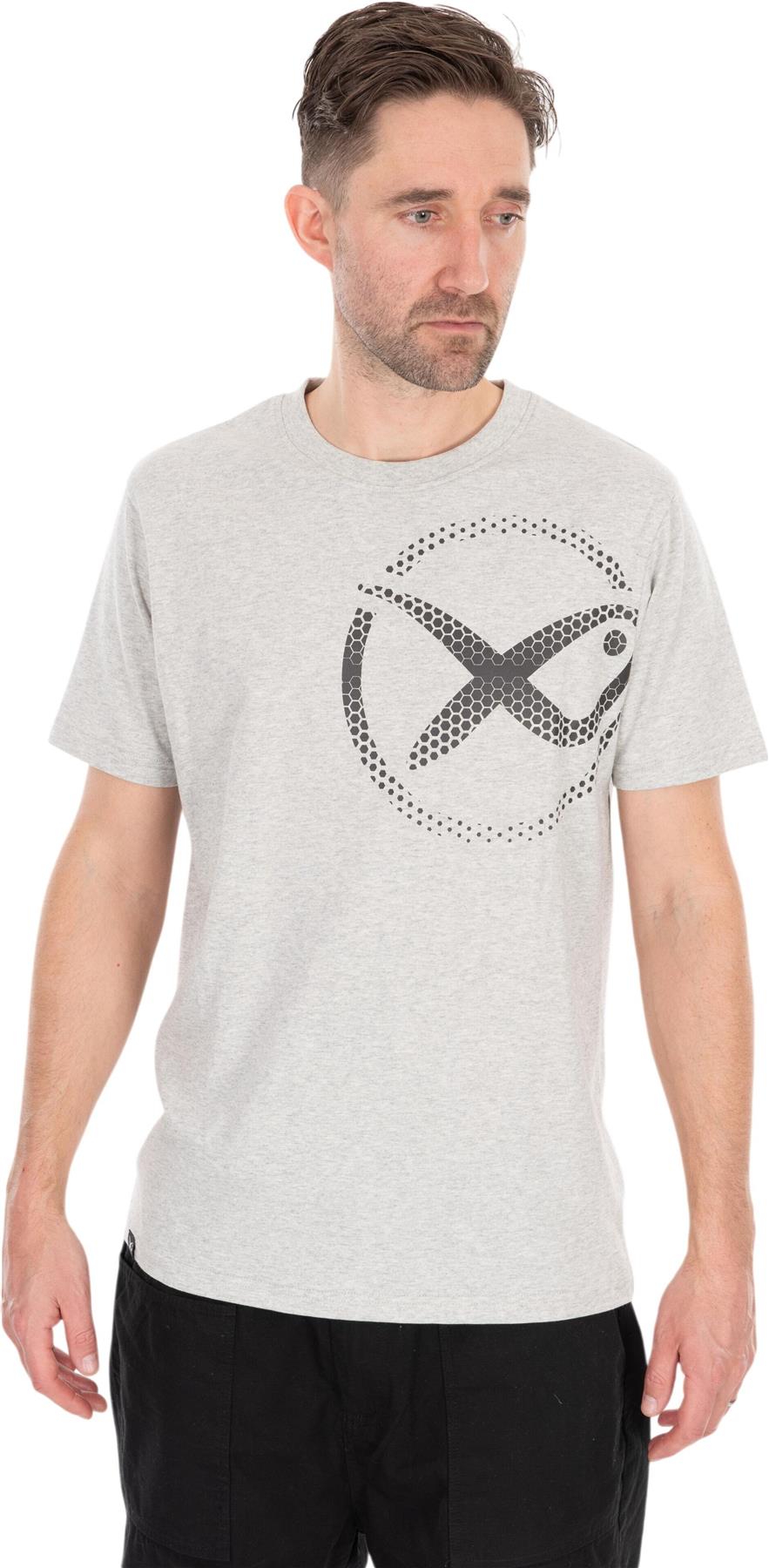 Matrix Large Mesh Logo T-Shirt Grey