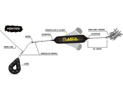Black Cat Propeller U-Float Silent 40g