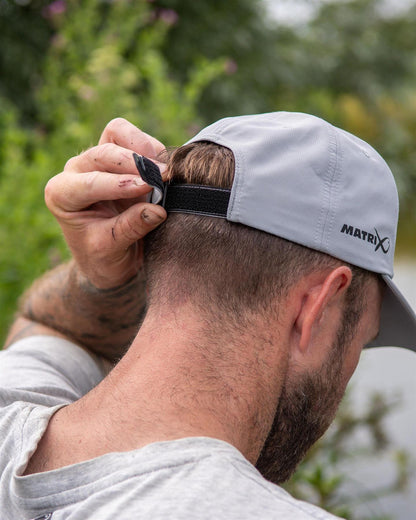 Matrix Faded Print Cap - Light Grey