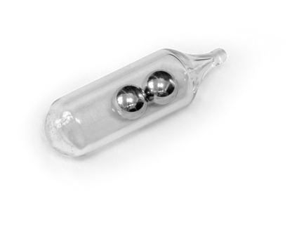 Black Cat Glass Rattle 6mm