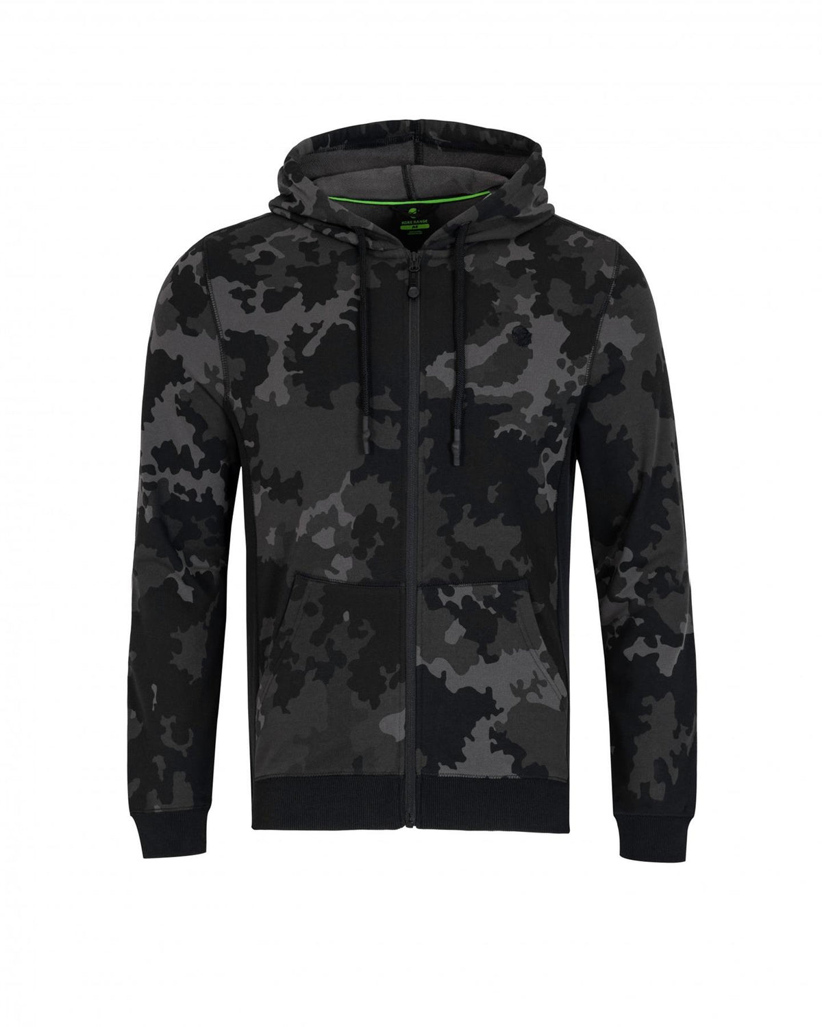 Korda Zip Hoodie Black Kamo