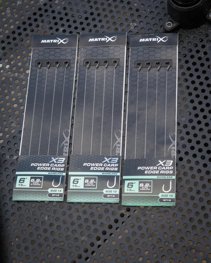 Matrix X3 Power Carp Edge Rigs 15cm