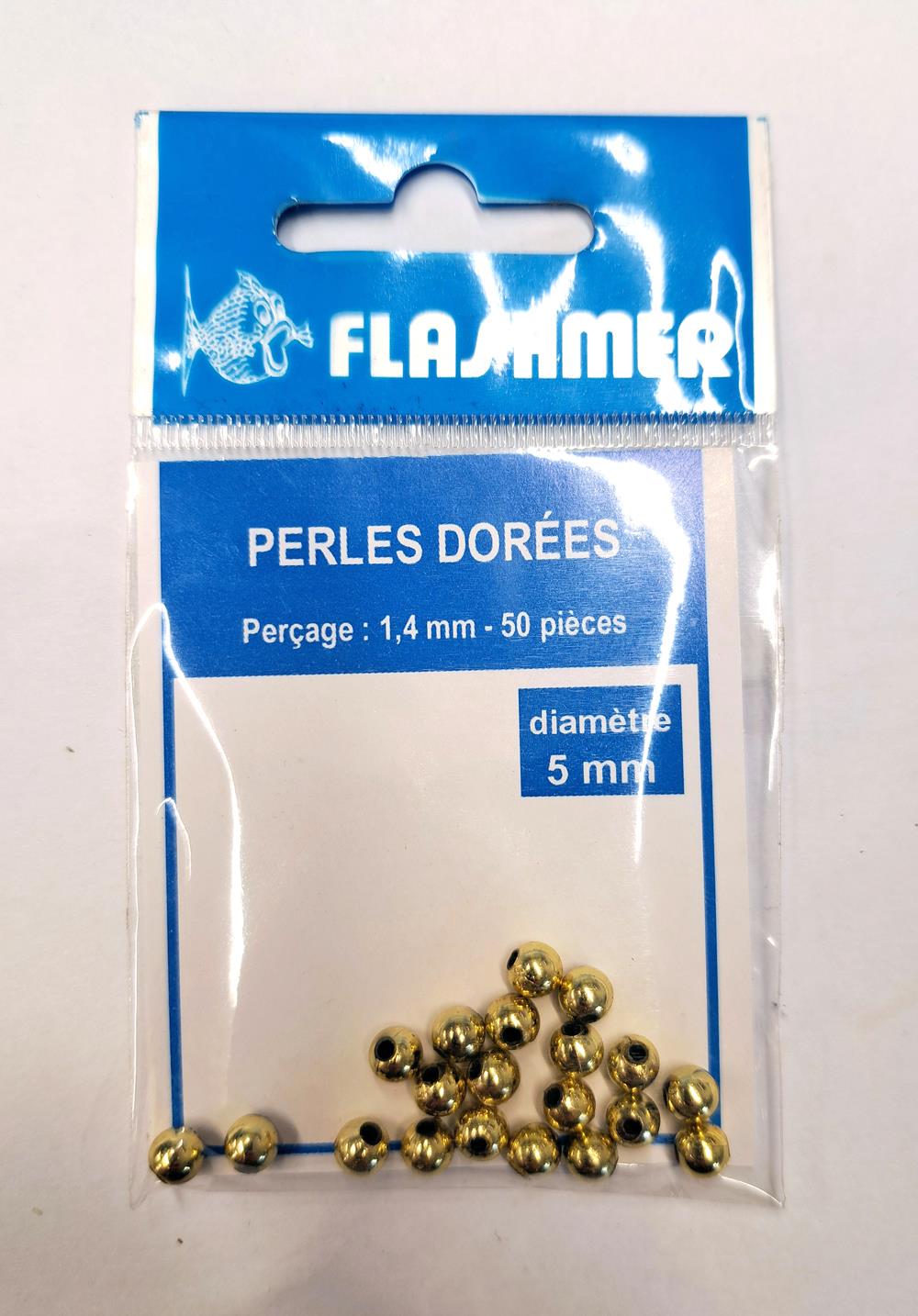 Flashmer Gold Beads