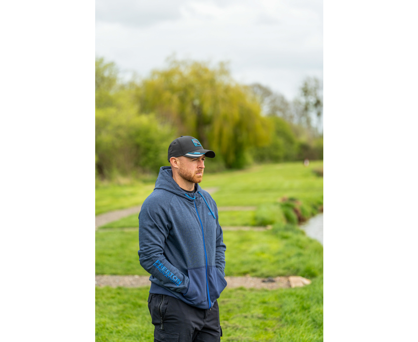 Preston Navy Tide Zip Hoodie