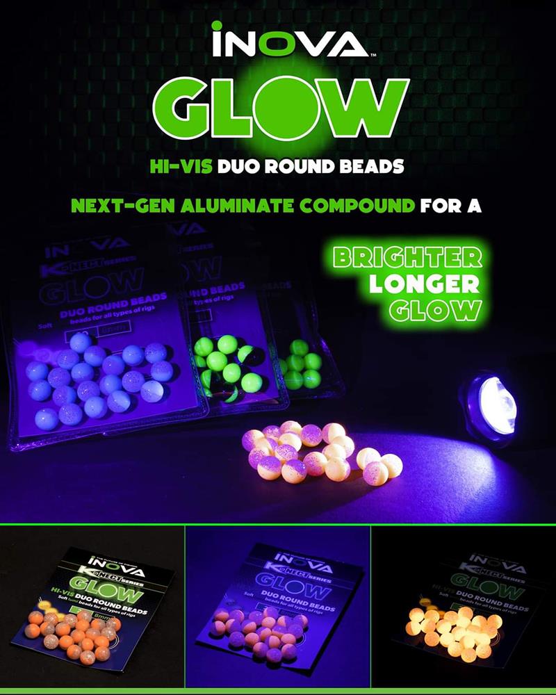 Inova Hi-Vis Duo Round Glow Beads