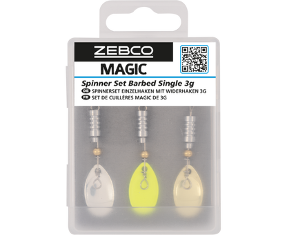 Zebco Magic Spinner Set Barbed Single