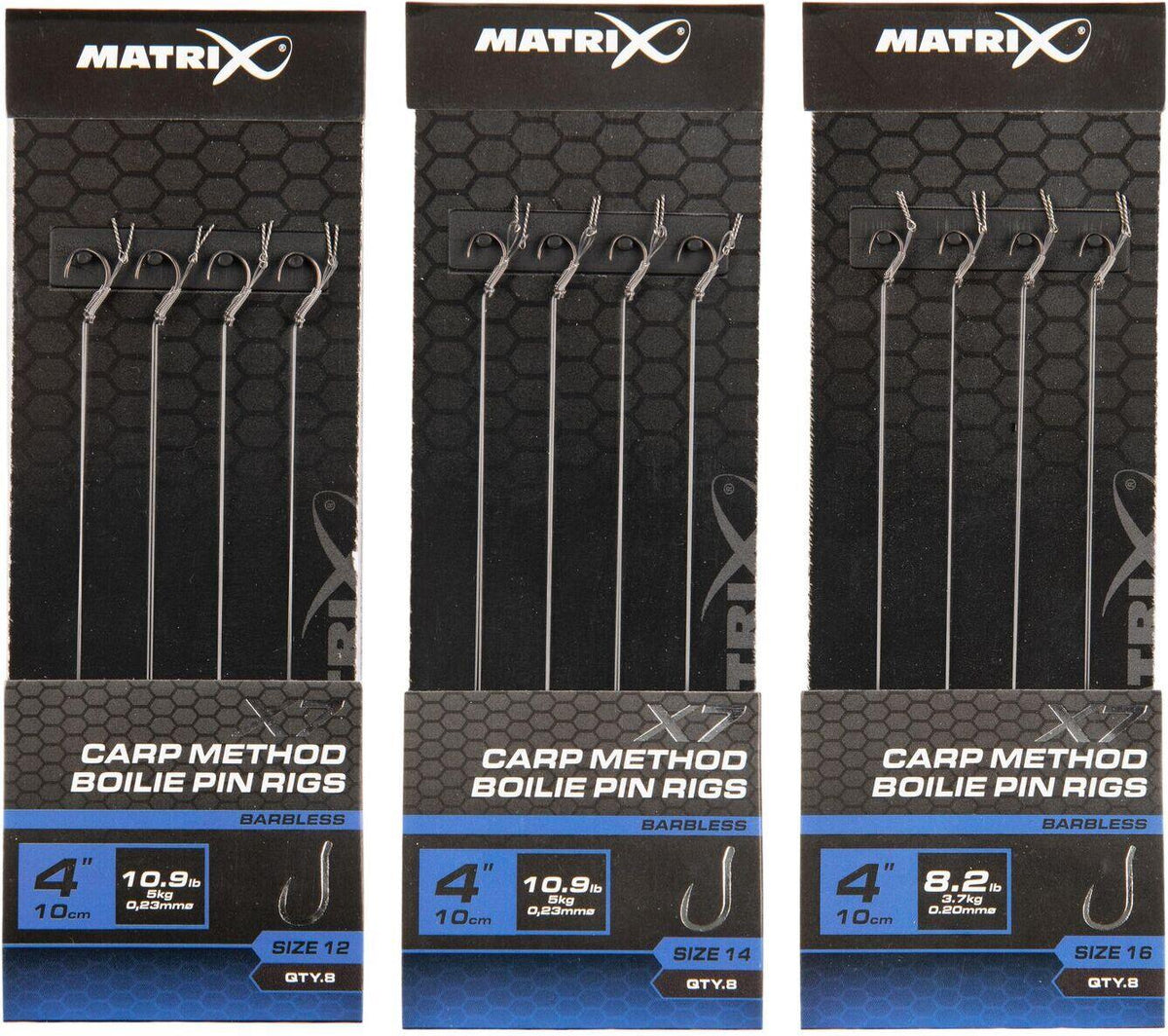 Matrix Carp Method Boilie Pin Rigs 10cm