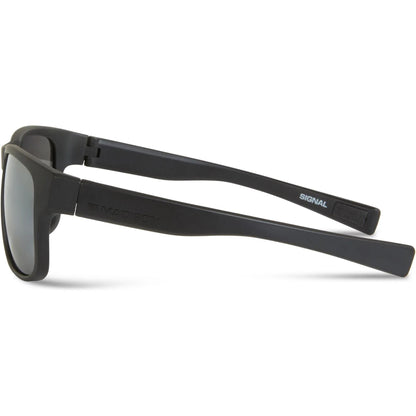 Madison Eyewear Signal Matt Black Sunglasses 3 Polarised Lens - Silver Bronze Yellow