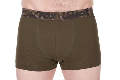 Fox Boxer Shorts Khaki & Black
