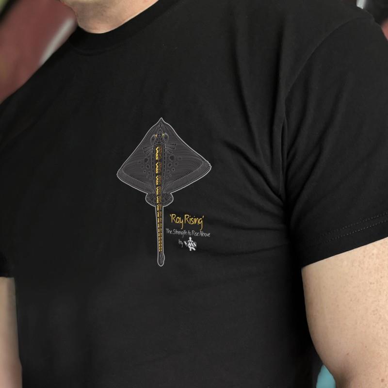 Vass Ray Rising Cotton T-Shirt