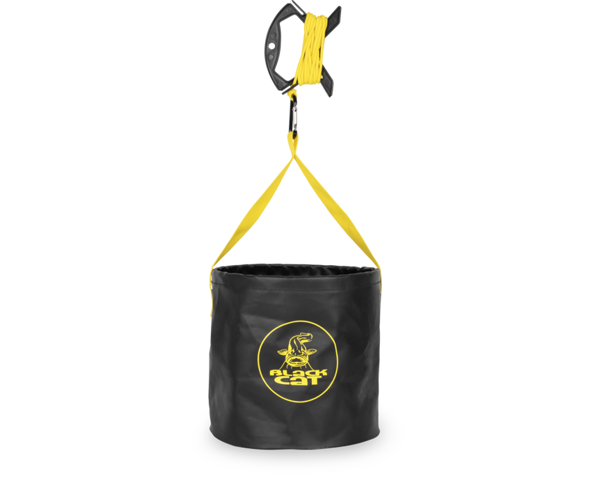 Black Cat Collapsible Water Bucket