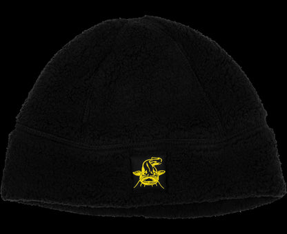 Black Cat Fleece Beanie Hat