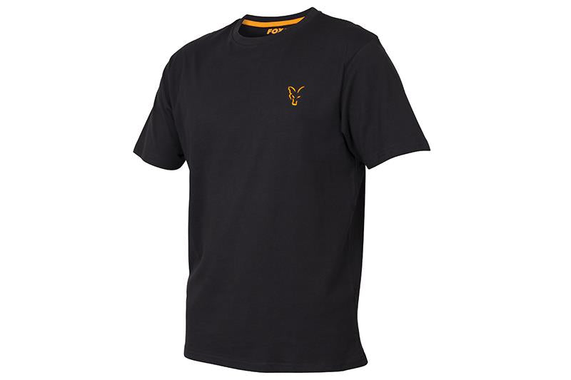 Fox Collection Black Orange T-Shirt
