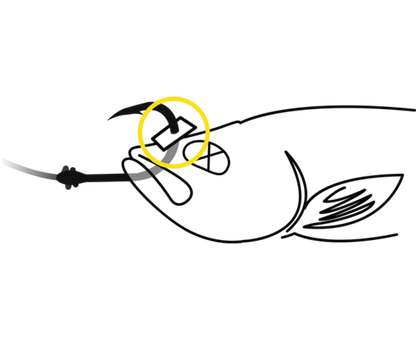 Black Cat Baitfish Stopper black 1.5m