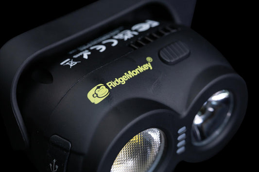 RidgeMonkey VRH150X USB Rechargeable Headtorch