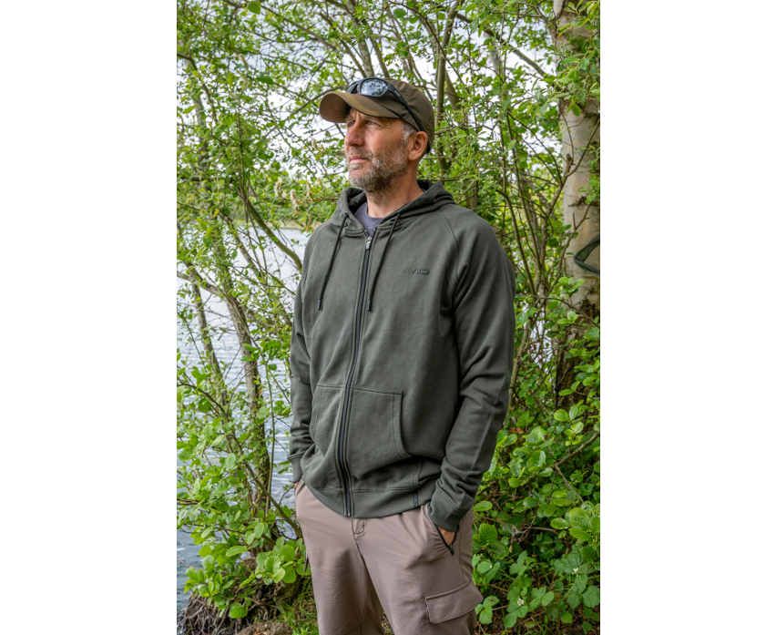 Avid Bearing Zip Hoodie Green