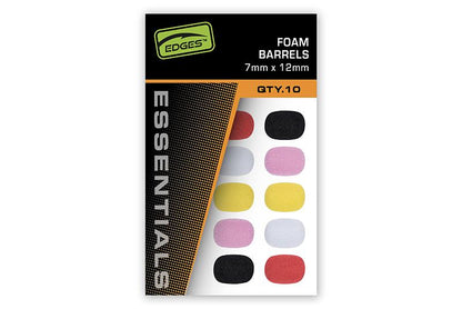 Fox Edges Foam Barrels 7x12mm Mixed Colour