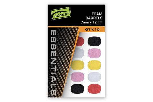 Fox Edges Foam Barrels 7x12mm Mixed Colour