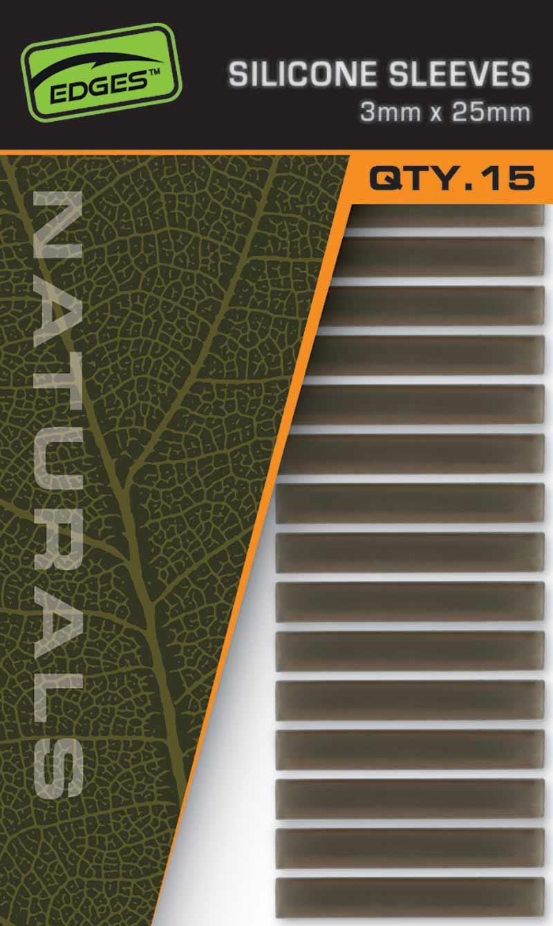 Fox Edges Silicone Sleeves 3mm x 25mm x 15