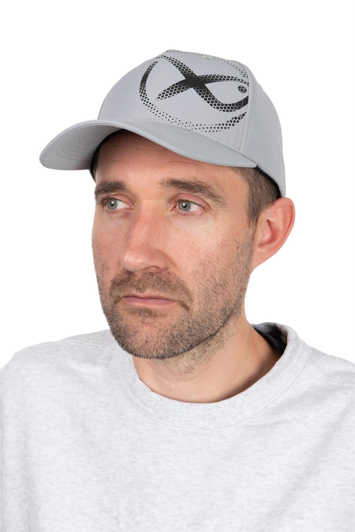 Matrix Faded Print Cap - Light Grey