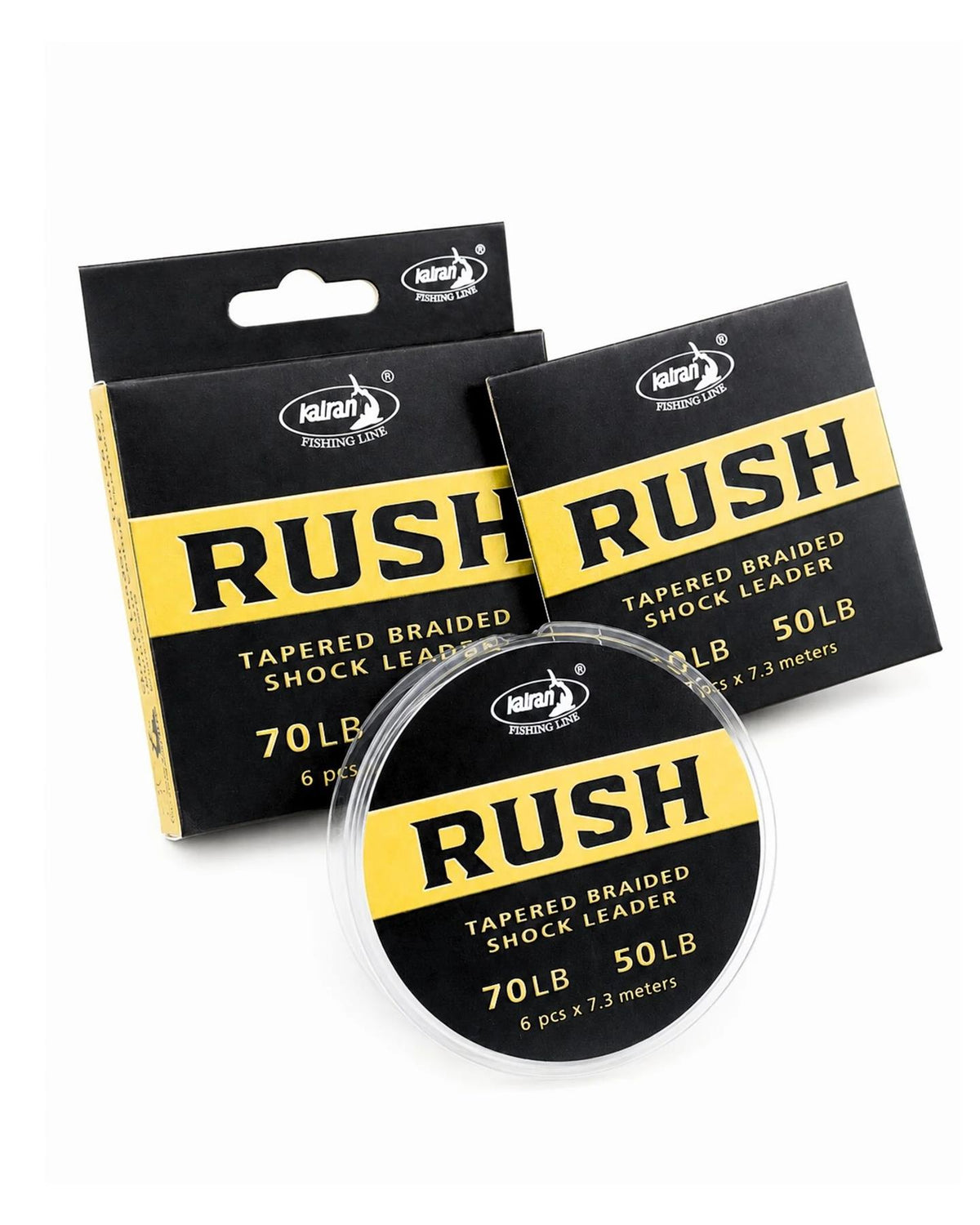 Katran Rush Tapered Braided Shock Leader 70lb-50lb