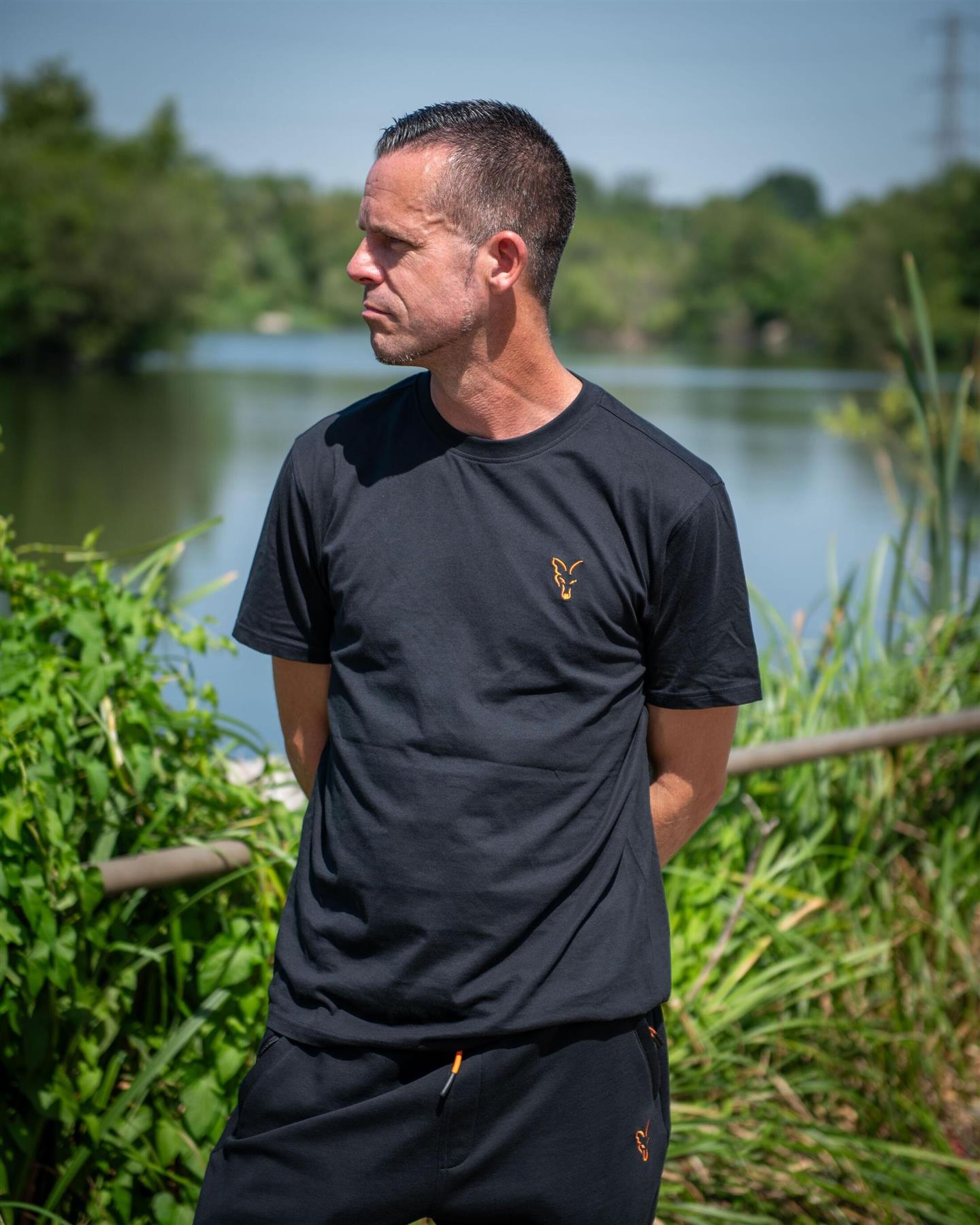Fox Classic T Black/Orange