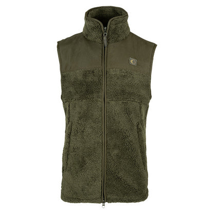 Speero Sherpa Fleece Gilet Dark Olive