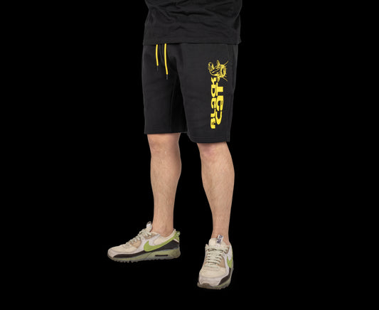 Black Cat Black Jogger Shorts