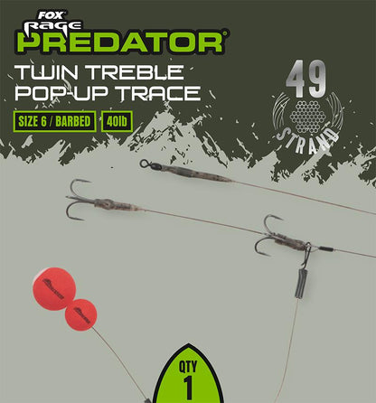 Fox Rage Twin Treble Pop-Up Trace