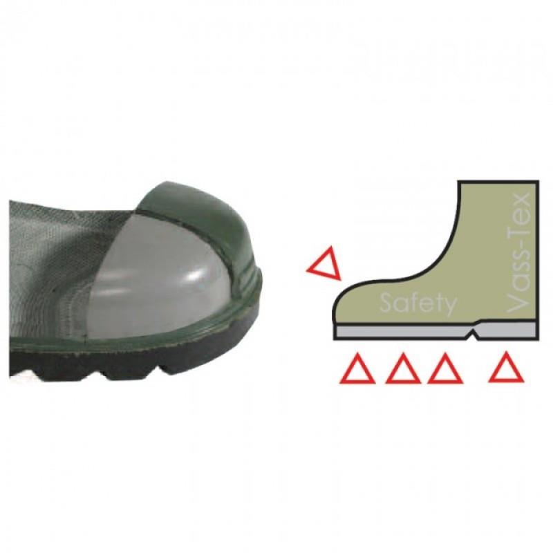 Vass-Tex 700 S5 Reinforced Safety Chest Wader