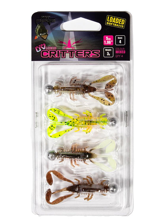 Fox Rage Micro Critter UV Mixed Loaded Pack