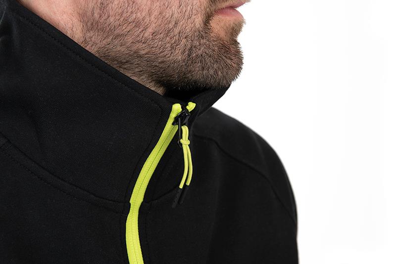 Matrix 1/4 Zip Sweat Black/Lime (Black Edition)