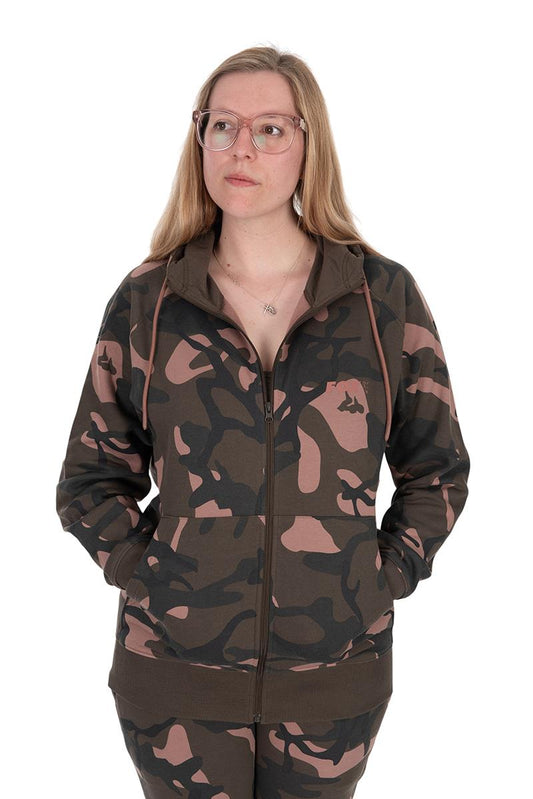 Fox Womens Camo Zipped Hoodie