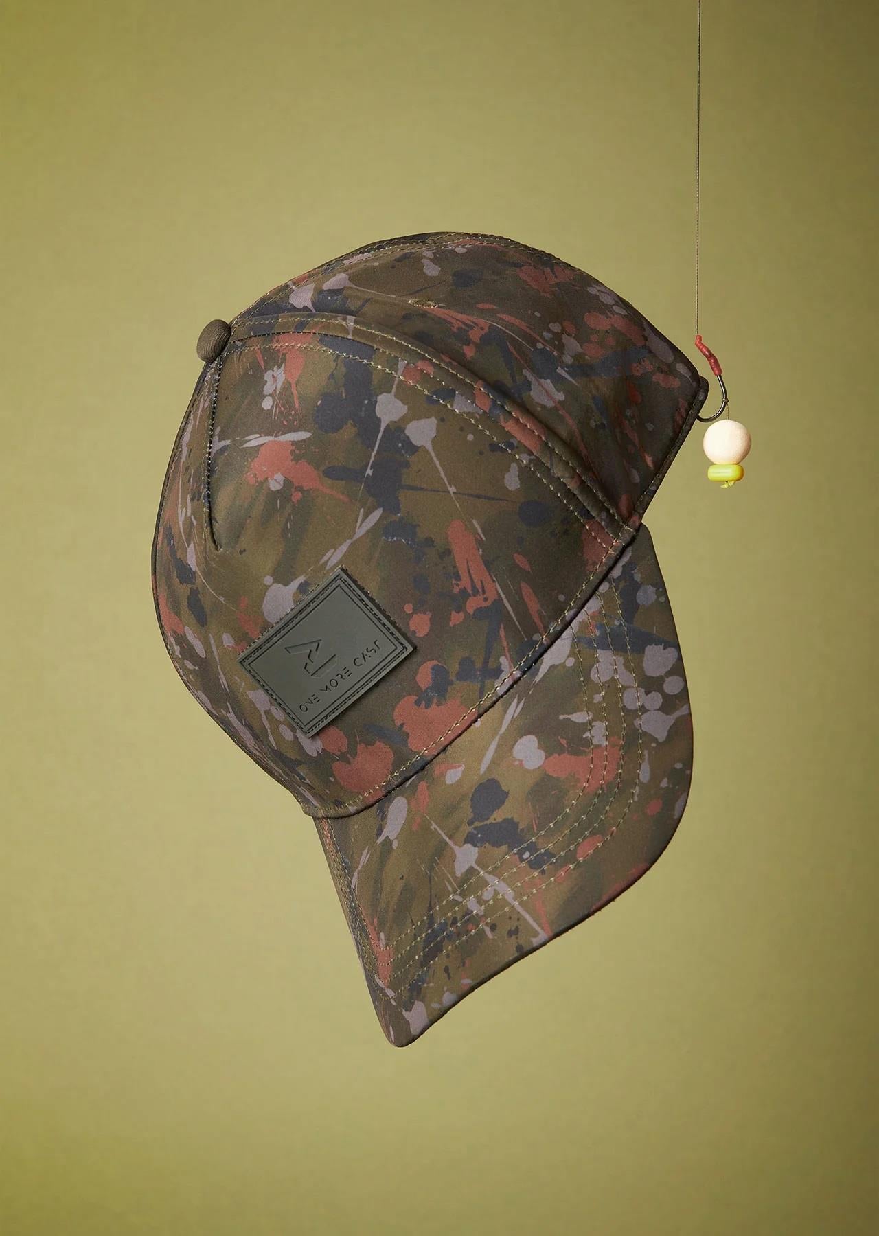 One More Cast Amur Splash Camo Snapback Cap