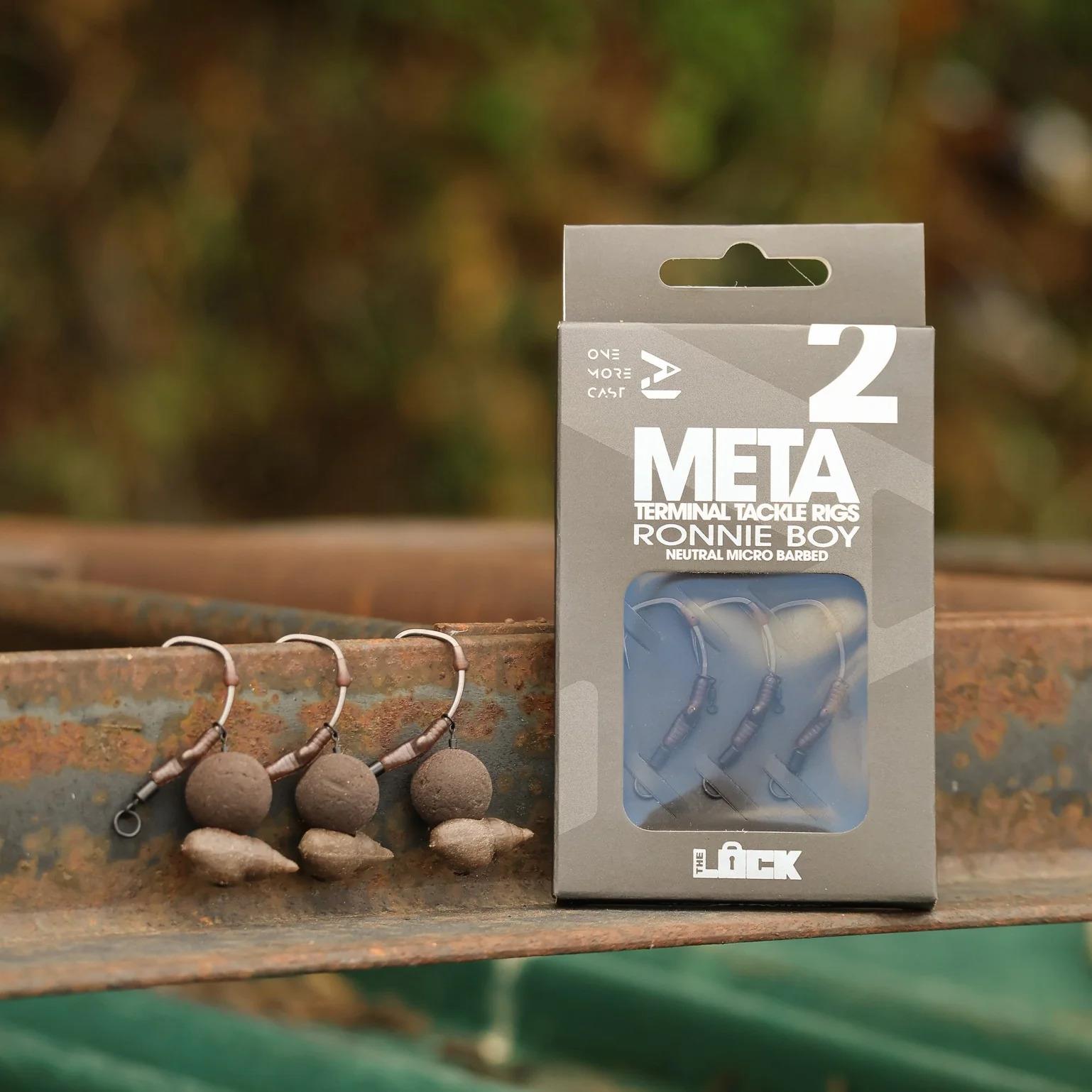 One More Cast Meta Ronnie Boy Lock Hook – Gancio Neutro Per Carpe, Montatura Ronnie