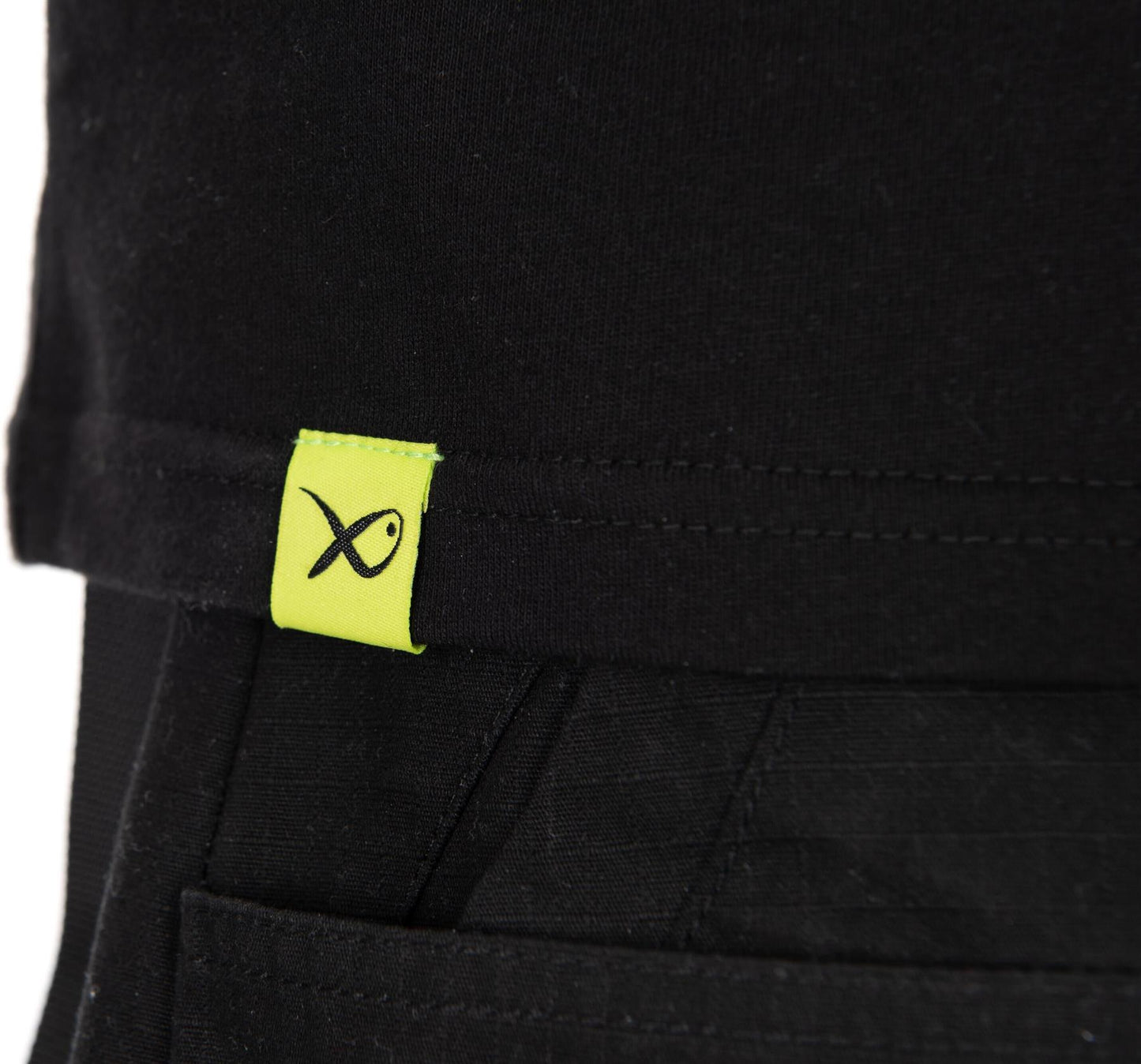 Matrix Large Fade Logo T-Shirt Black/Lime