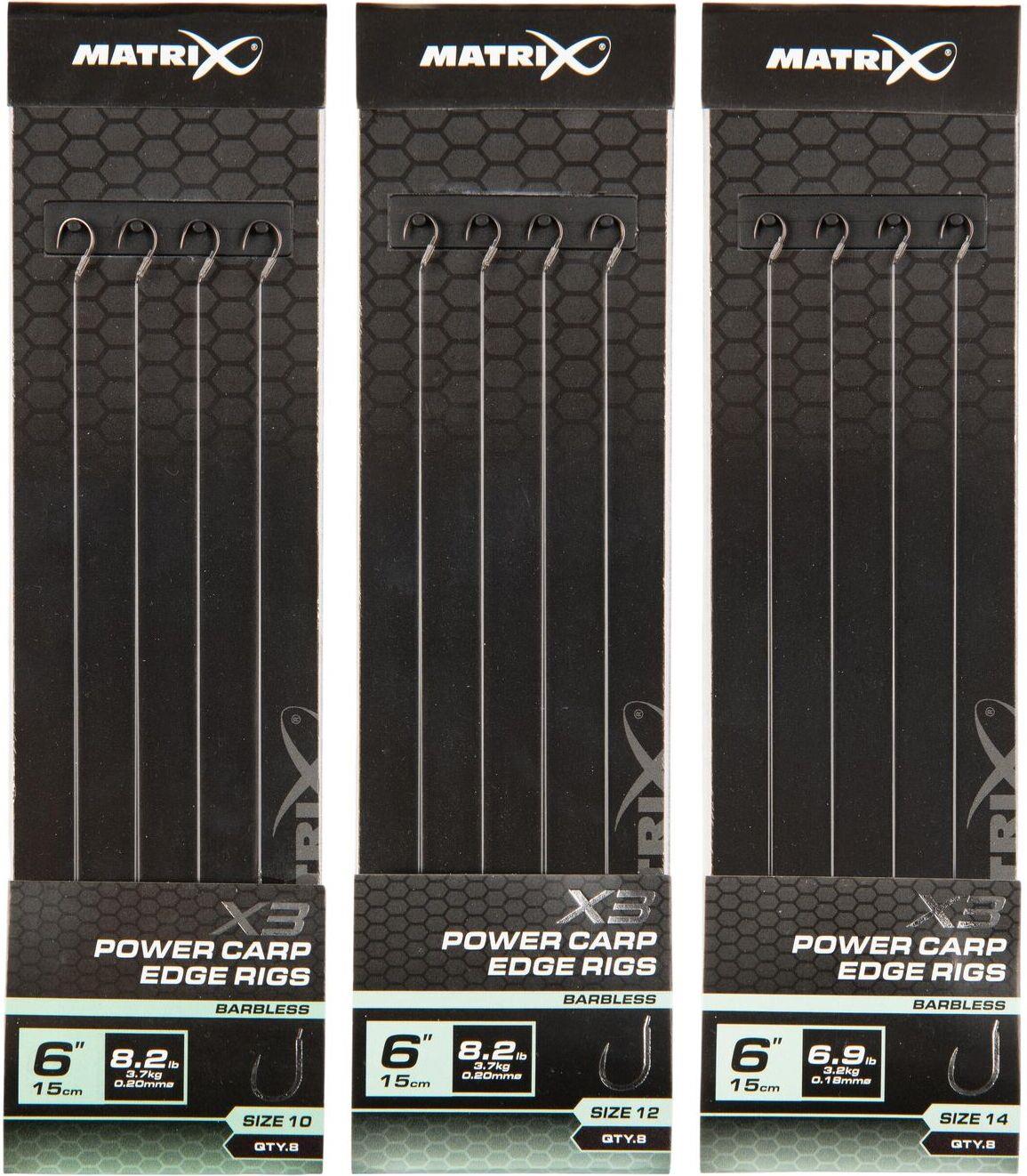 Matrix X3 Power Carp Edge Rigs 15cm