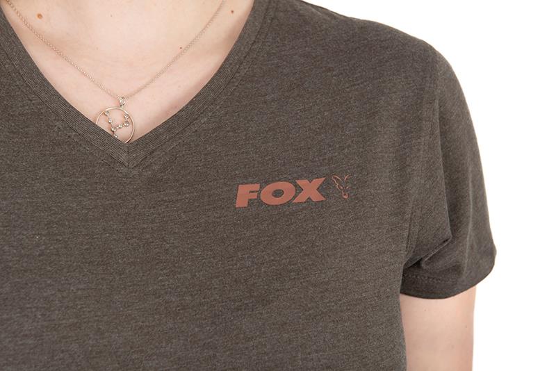 Fox Womens V Neck T-Shirt