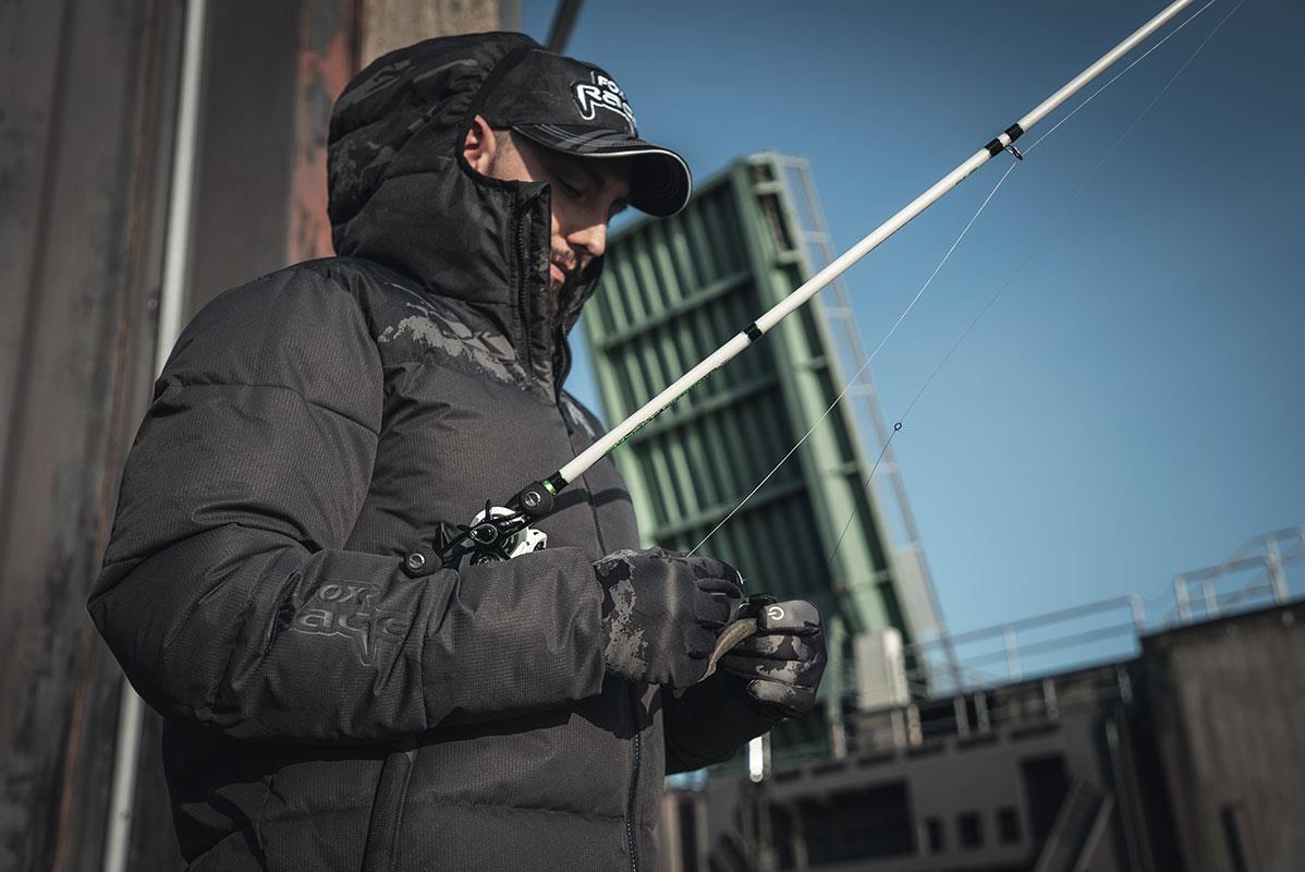 Fox Rage Rip Stop Quilted Jacket Camo Puffa