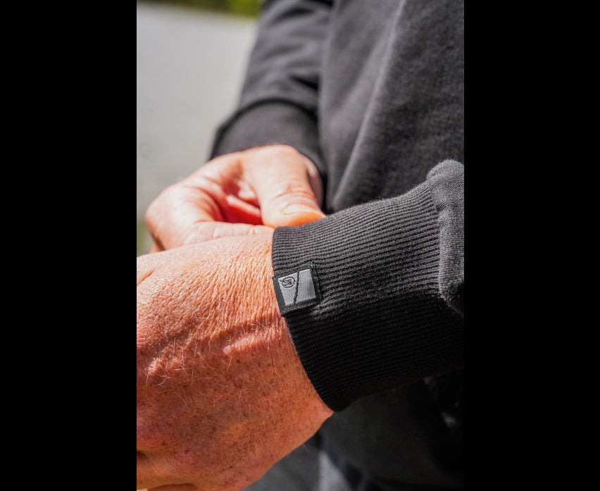 Preston Black Minimal Sweatshirt