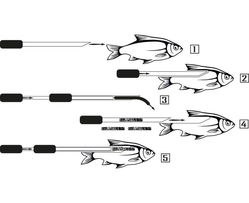 Black Cat  Dead Bait Puncher 40cm