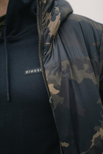 Korda Insulated Hooded Jacket Dark Kamo