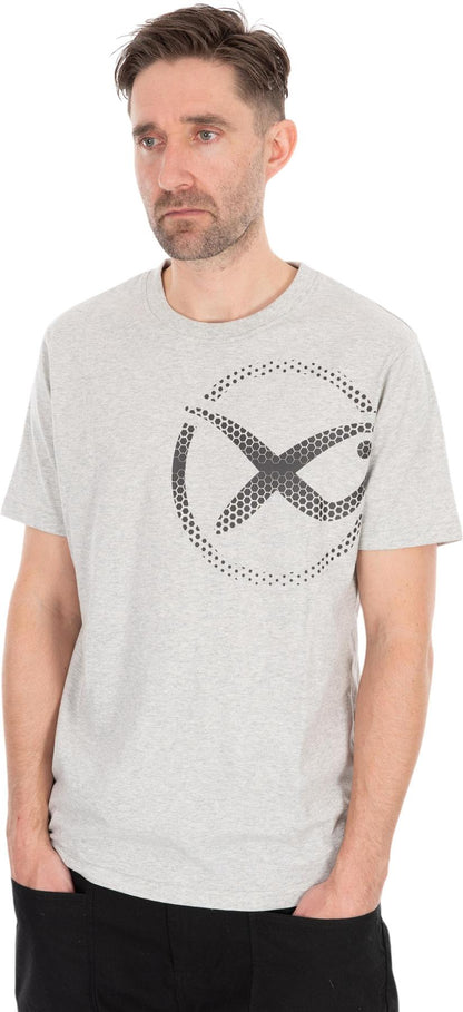 Matrix Large Mesh Logo T-Shirt Grey